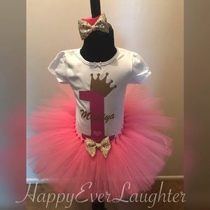 Princess TuTu Set plus matching family shirts